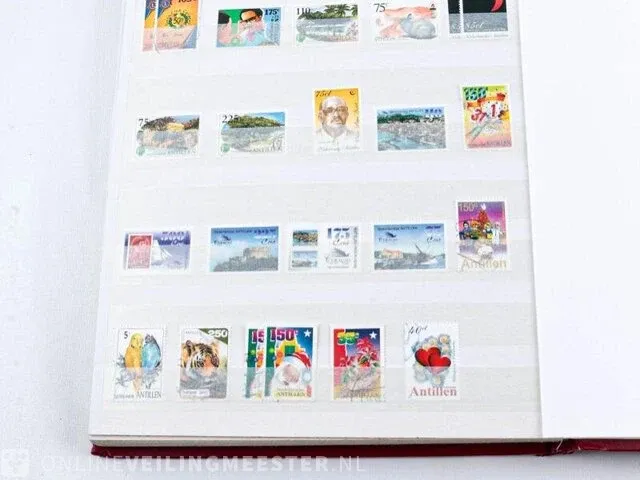 Getaxeerde postzegelcoll. , nederlandse antillen - afbeelding 61 van  66
