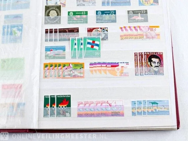 Getaxeerde postzegelcoll. , nederlandse antillen - afbeelding 64 van  66