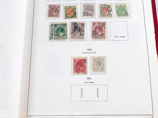 Getaxeerde postzegelcollectie € 3.372,00 , nederland - afbeelding 24 van  133