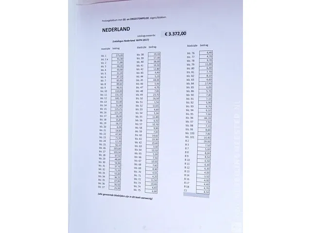Getaxeerde postzegelcollectie € 3.372,00 , nederland - afbeelding 39 van  133