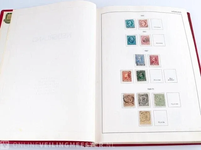Getaxeerde postzegelcollectie € 3.372,00 , nederland - afbeelding 1 van  133