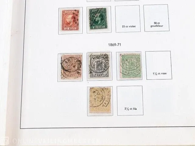Getaxeerde postzegelcollectie € 3.372,00 , nederland - afbeelding 90 van  133