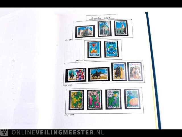 Getaxeerde postzegelcollectie , aruba - afbeelding 7 van  58