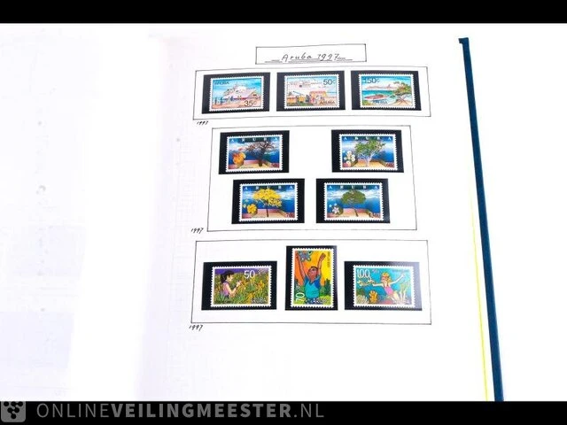 Getaxeerde postzegelcollectie , aruba - afbeelding 13 van  58