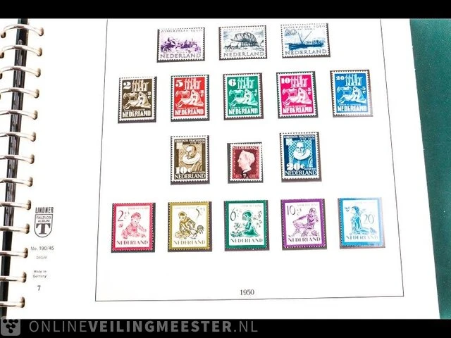 Getaxeerde postzegelcollectie , nederland - afbeelding 5 van  36