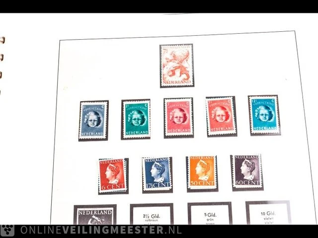 Getaxeerde postzegelcollectie , nederland - afbeelding 12 van  36