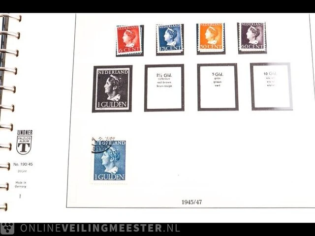 Getaxeerde postzegelcollectie , nederland - afbeelding 23 van  36