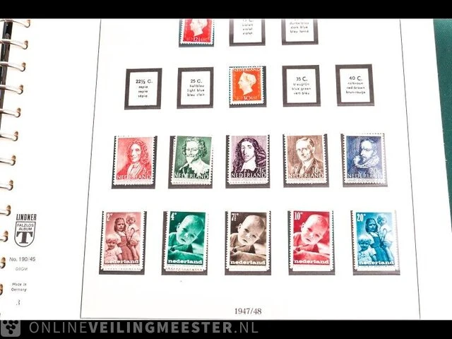 Getaxeerde postzegelcollectie , nederland - afbeelding 34 van  36