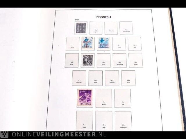 Getaxeerde postzegelcollectie , overzeese gebiedsdelen - afbeelding 20 van  59
