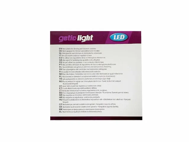 Getic-light - a60 frost 8,6w 27000k e27 6-pack (18x) - afbeelding 2 van  4