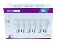 Getic-light - a60 frost 9,4w 2700k e27 6-pack (28x) - afbeelding 1 van  3
