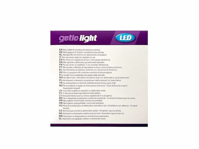 Getic-light - a60 frost led-lamp e27 6-pack (28x) - afbeelding 2 van  4