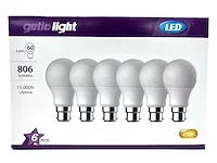 Getic-light - led lichtbron b22 6-pack (28x) - afbeelding 1 van  3