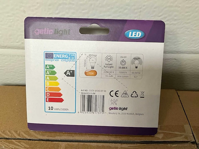 Getic light led lamp (600x) - afbeelding 3 van  5