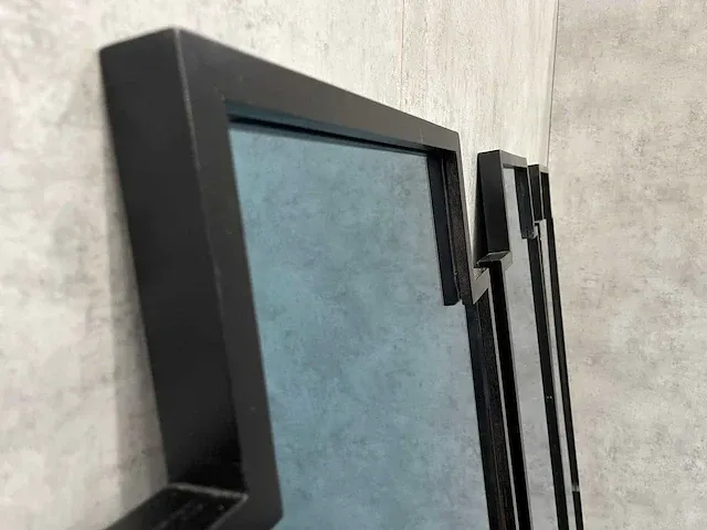 Getinte spiegel in geometrische vorm h170cm (3x) - afbeelding 3 van  7