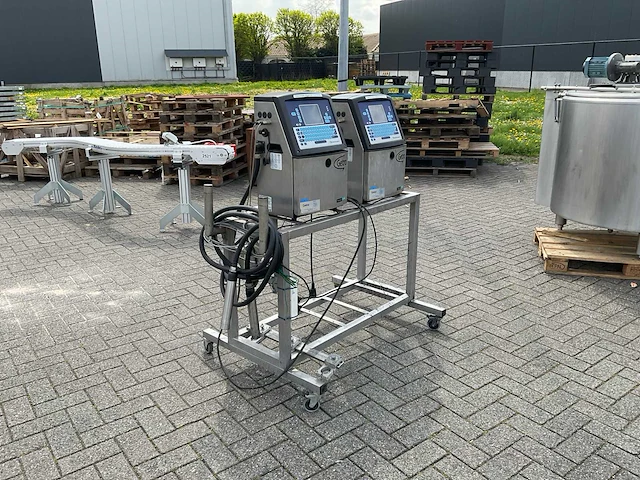 Getra videojet 1210 printer ink jet coding machine (2x) - afbeelding 4 van  11
