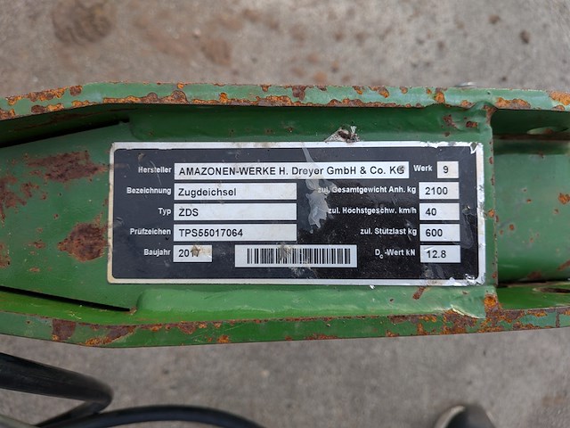 Getrokken grashopper, amazone, ghs 1800 drive, 2017 - afbeelding 13 van  20