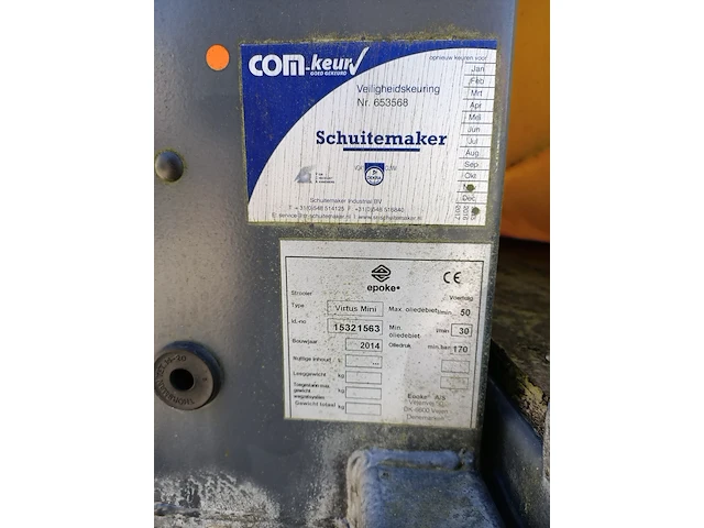 Getrokken sproeier, schuitemaker - epoke, virtus mini, 2014 - afbeelding 7 van  15