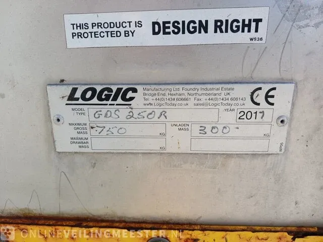 Getrokken zoutstrooier logic, gds250r, bouwjaar 2011 - afbeelding 24 van  24