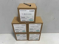 Gevelschroeven zwart 4x60 tx20 (500 stuks) - afbeelding 1 van  1