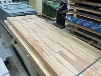 Gevingerlaste houten balk 8x8x290 (55x) - afbeelding 5 van  5