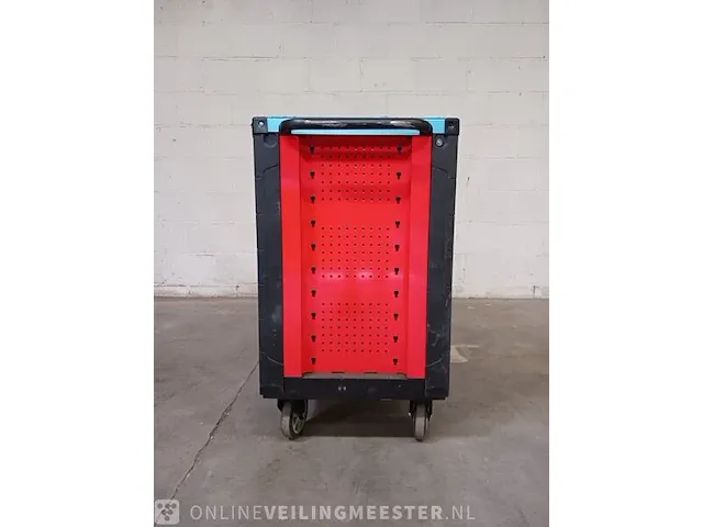 Gevulde gereedschap wagen airpress, rood - afbeelding 12 van  25