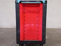 Gevulde gereedschap wagen airpress, rood - afbeelding 12 van  25