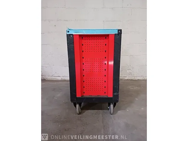 Gevulde gereedschap wagen airpress, rood - afbeelding 20 van  25