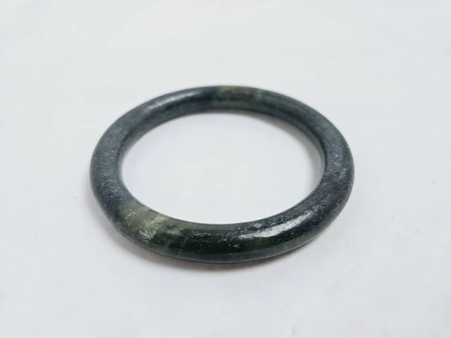 Gewichtige jade armband / bangle - afbeelding 3 van  3