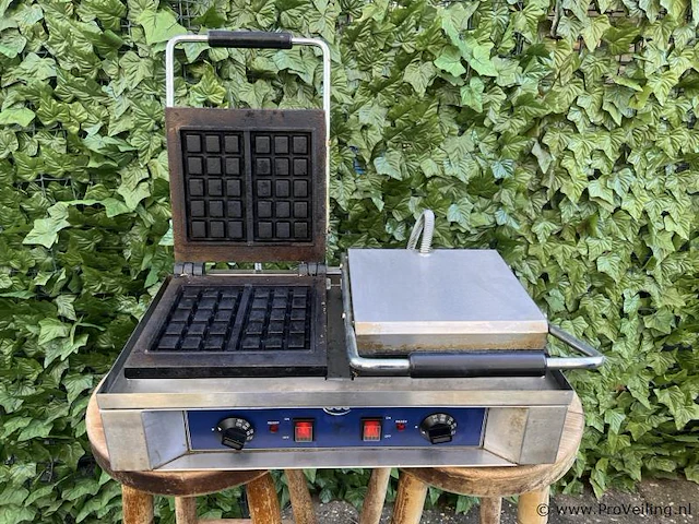 Ggg dubbele wafel ijzer - afbeelding 1 van  4