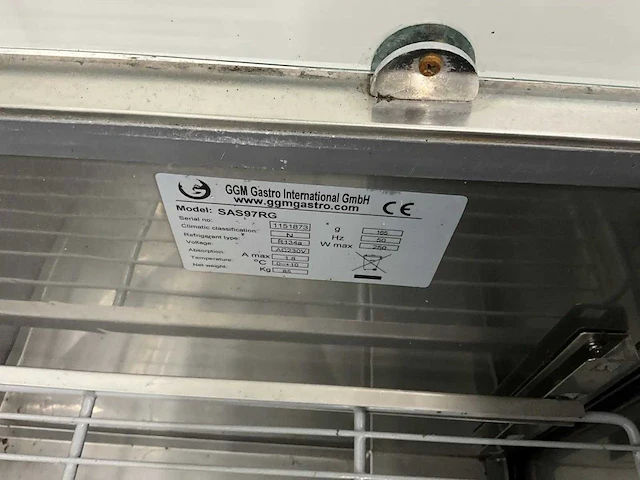 Ggm gastro - sas98rg - koelwerkbank saladette - afbeelding 2 van  7