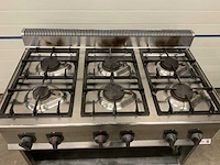 Ggm gastro 6 pits gasfornuis - afbeelding 2 van  3