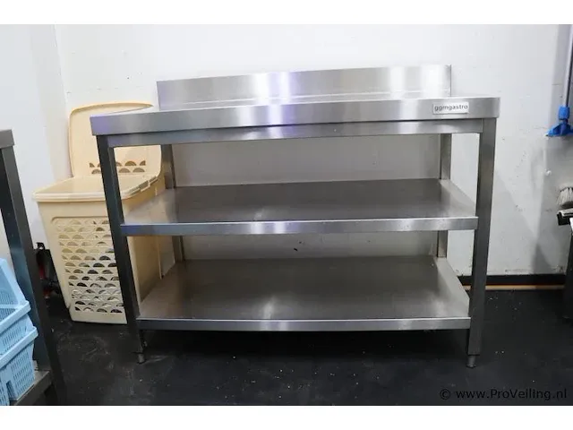 Ggm gastro horeca kast, rvs - 120x61x98cm - afbeelding 3 van  3
