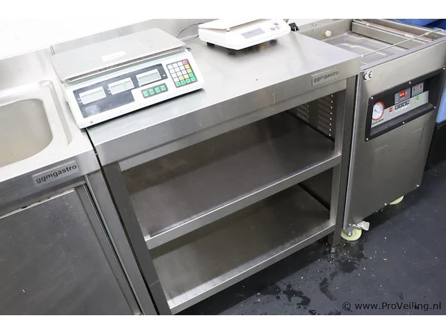 Ggm gastro horeca kast, rvs - 80x61x98cm - afbeelding 2 van  3