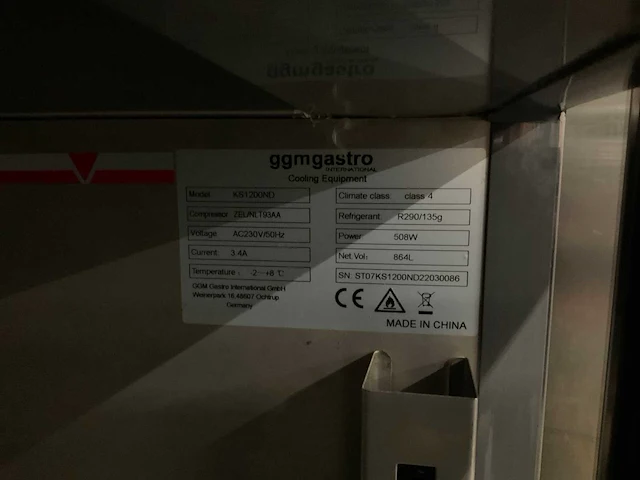 Ggm gastro koelkast - afbeelding 3 van  4