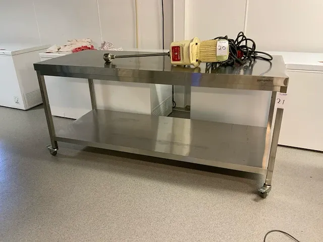 Ggm gastro rvs werktafel - afbeelding 1 van  6