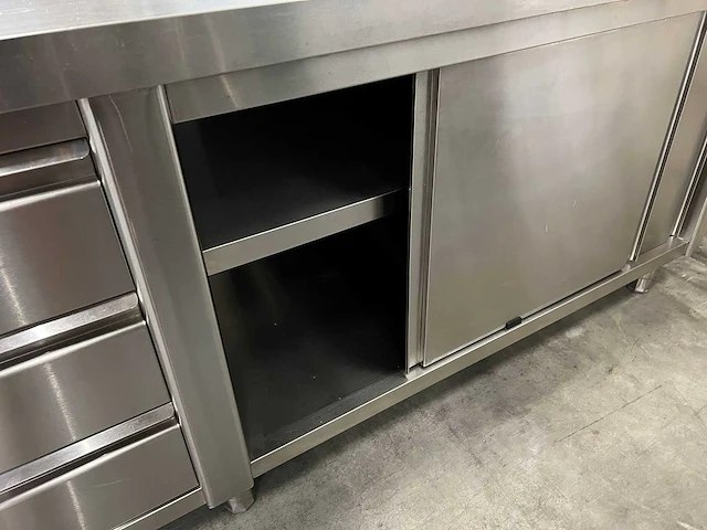 Ggm gastro werktafel met onderkast - afbeelding 5 van  6