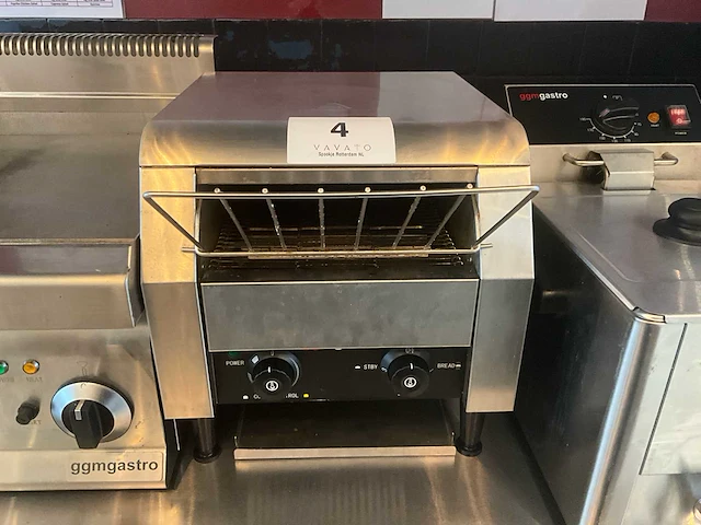 Ggmgastro dtkb200 conveyor toaster - afbeelding 1 van  4