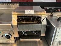 Ggmgastro dtkb200 conveyor toaster