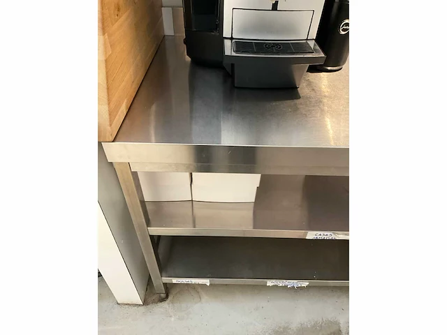 Ggmgastro rvs werktafel met dubbel onderschap - afbeelding 3 van  7
