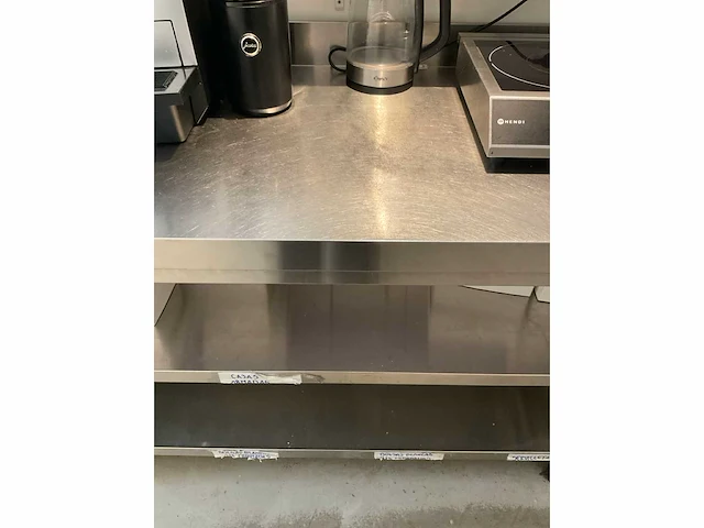 Ggmgastro rvs werktafel met dubbel onderschap - afbeelding 4 van  7