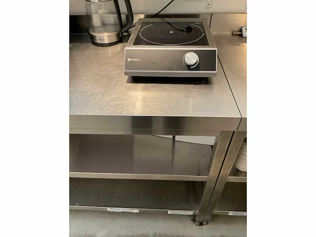 Ggmgastro rvs werktafel met dubbel onderschap - afbeelding 5 van  7