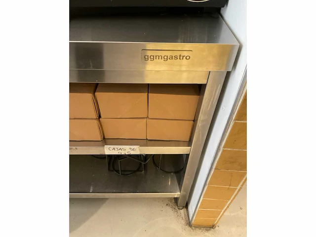 Ggmgastro rvs werktafel met dubbel onderschap - afbeelding 6 van  6