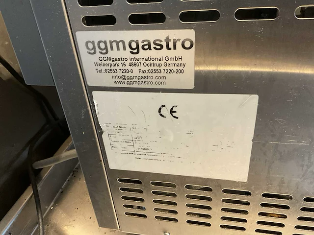 Ggmgastro salamander/pita oven - afbeelding 6 van  6