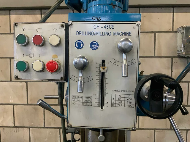 Gh-45ce verticale tafelfrees / boormachine - afbeelding 5 van  9