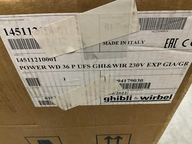 Ghibili & wirbel nat droog zuiger wd36 p ufs industriële stofzuiger - afbeelding 15 van  16