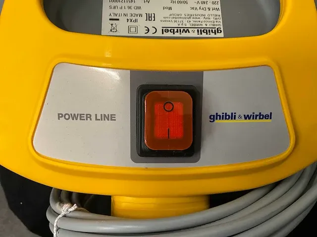 Ghibili & wirbel nat droog zuiger wd36 p ufs industriële stofzuiger - afbeelding 8 van  16