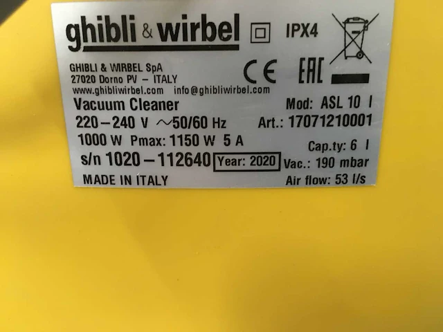 Ghibli&wirble industriële stofzuiger - afbeelding 4 van  4