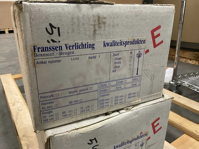 Ghidini aova1122/ob buitenlantaarn sokkel (3x) - afbeelding 2 van  6