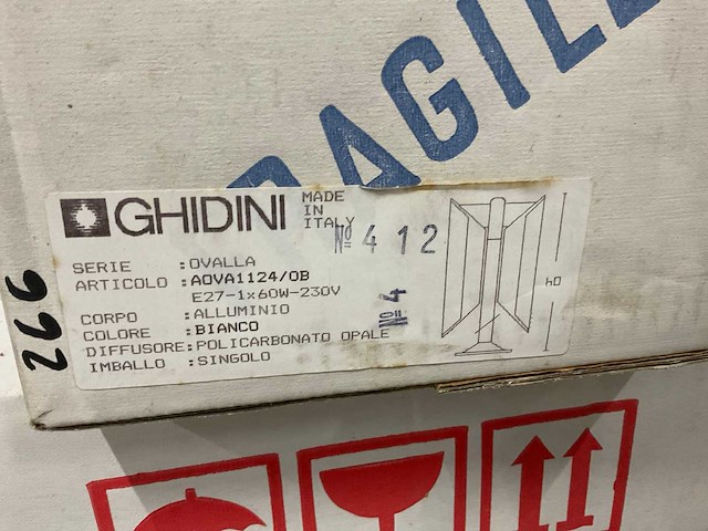 Ghidini aova1124/ob buitenlantaarn sokkel (7x) - afbeelding 3 van  8